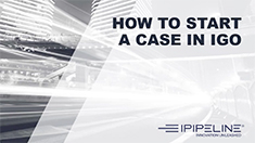 1 – How To Start A Case In iGO