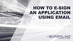 10 – How to e-sign an application using email