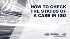 6 – How to check the status of a case in iGo