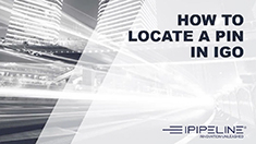 9 – How to locate a pin in iGo