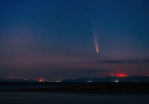 meteor blazed across the Texas sky