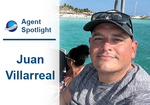 Juan Villarreal is this subject of this month's agent spotlight.