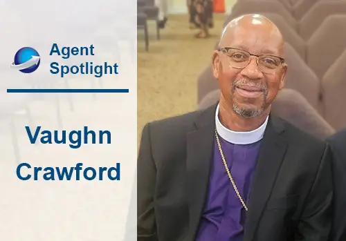 Vaughn Crawford is the subject of this month's agent spotlight.