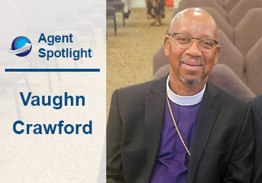 The June agent of the month is Vaughn Crawford.